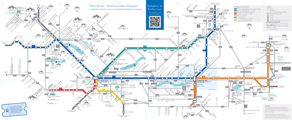 Mobilitätskarte Kärnten